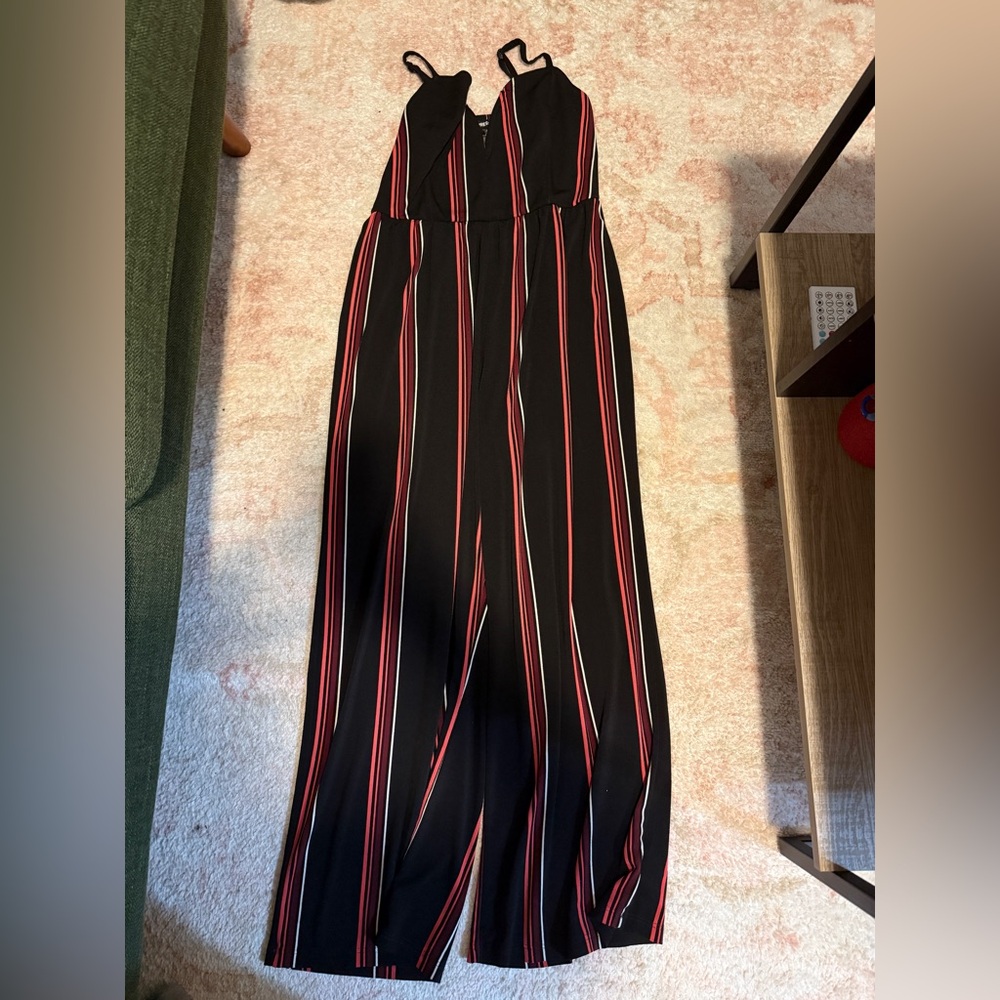 Express Black and Red Women's Jumpsuit